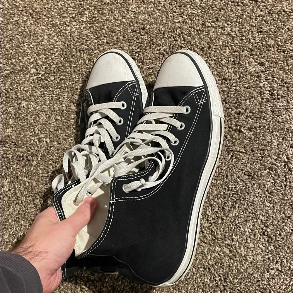 Converse Classic Black and White Sneakers - Picture 2 of 4